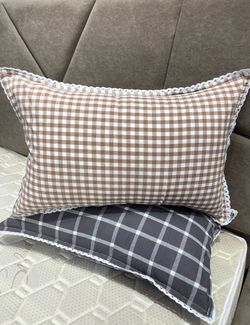Наволочка  Клетка Муслин 50/70