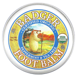 Badger, Бальзам для ног с экстрактами перечной мяты и чайного дерева, .75 унций (21 г)
