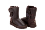 UGG Kids Bailey Button Metallic Chocolate