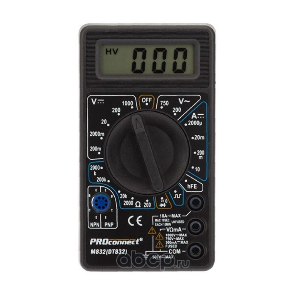 Мультиметр M832 (PROCONNECT)