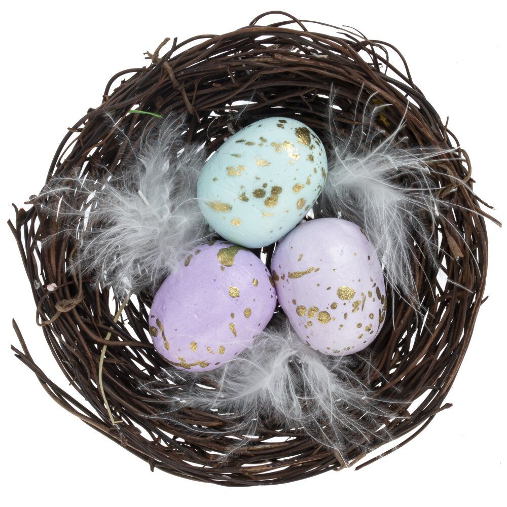 GAEM Изделие декоративное "Гнездо пасхальное", L9,5 W9,5 H2,5 см