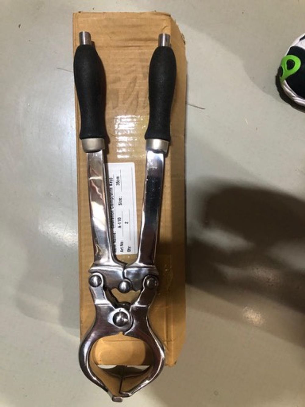 Щипцы кастрацион. Бурдиццо 30 см