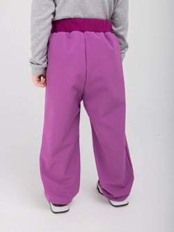 Костюм из софтшелла "Сливовый"