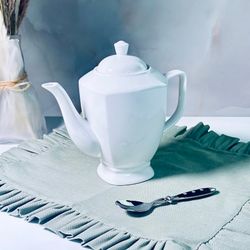 Lenardi 118-122 Чайник заварочный 1300мл BIANCO в под.уп.(х8)Фарфор