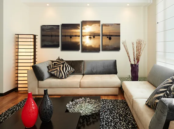 Модульная картина "Рассвет солнца"