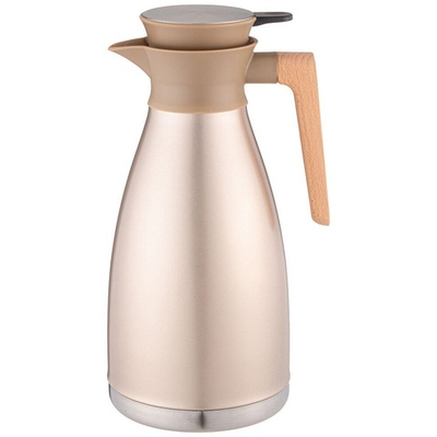 Термос-кувшин 2л нерж, цвет бронза