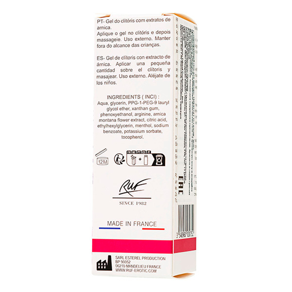 Стимулирующий гель для женщин Ruf Gel Pleasure Taboo 30мл