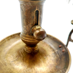 Старинный подсвечник в стиле Грюндер. Бронза. Вторая половина XIX в. Австрия.