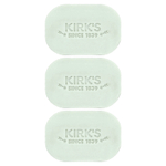 Kirk's, 100% кусковое мыло с кокосовым маслом премиального качества, успокаивающее алоэ вера, 3 куска по 113 г (4 унции)