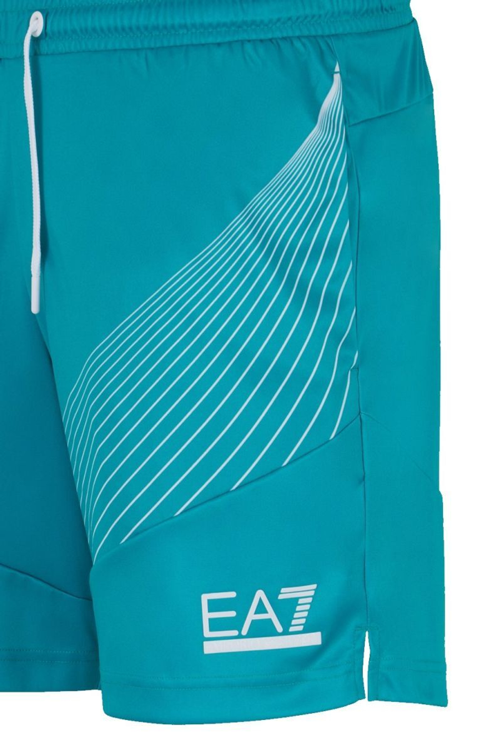 Мужские теннисные шорты EA7 Man Woven Shorts - спектр зеленый