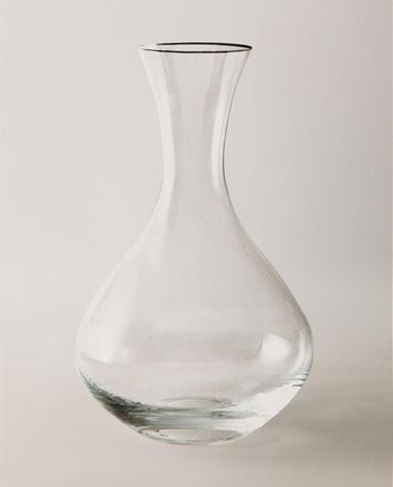 Zara Home кувшин из стекла, цвет серебристый, 26.5 см