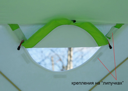 Утепленная зимняя палатка Лотос куб 3 Классик Термо