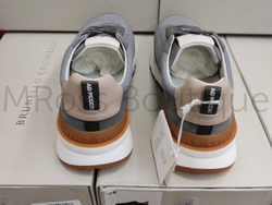 Мужские кроссовки Brunello Cucinelli серого цвета