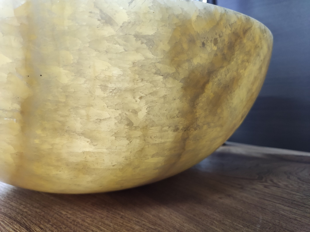 Раковина из оникса Bowl Yellow Small BO-60266 40*40*15