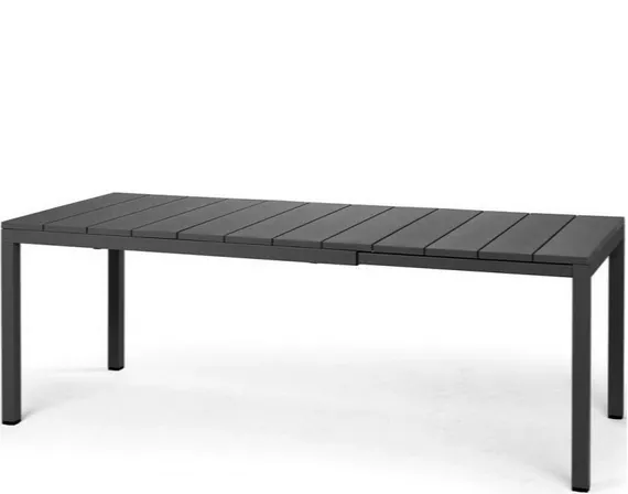 Стол раздвижной Rio 140-210х85 см, антрацит