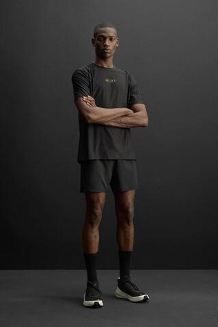 ZARA СПОРТИВНАЯ ФУТБОЛКА ИЗ РЕЛЬЕФНОЙ ТКАНИ, ЧЕРНЫЙ
