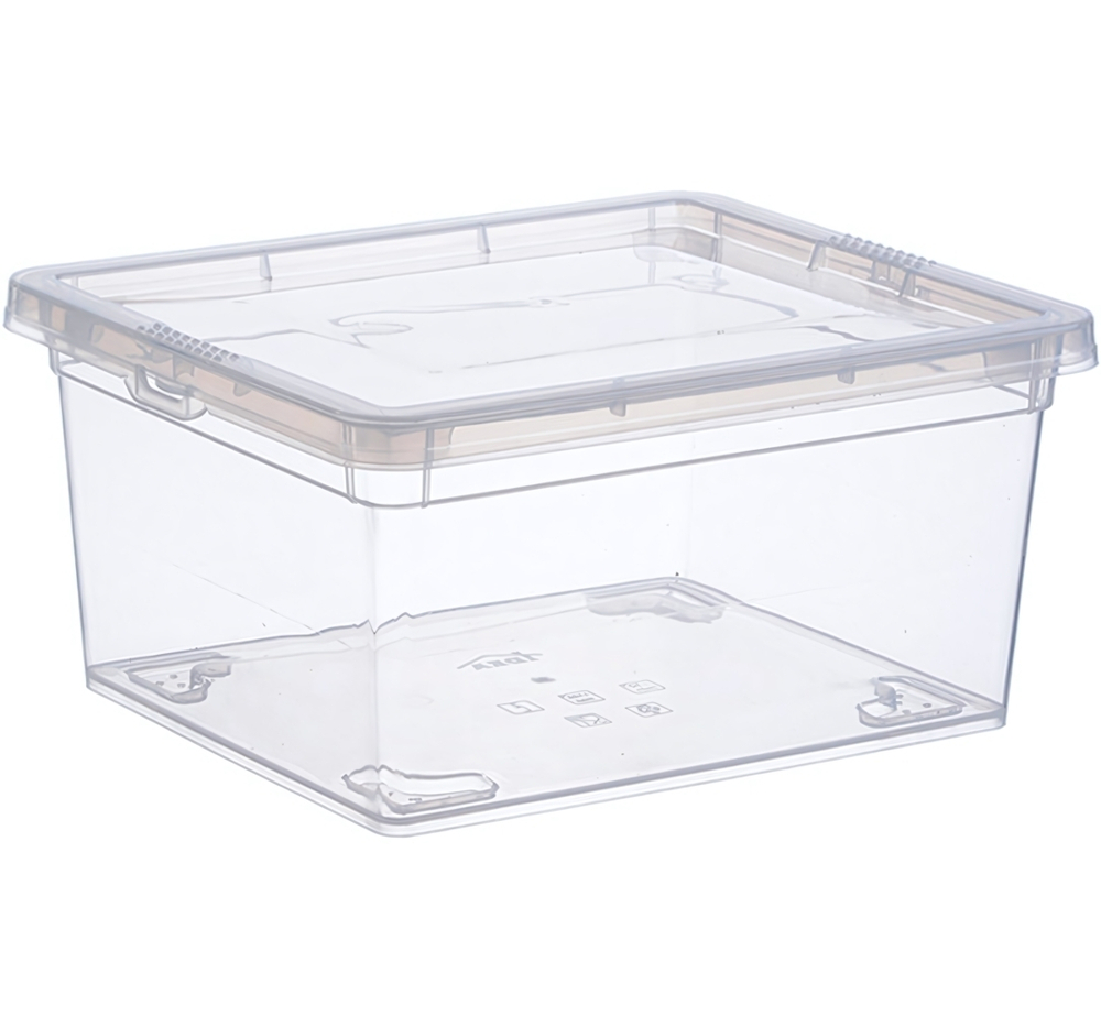 Ящик прозрачный 2л 190х160х90мм М2350