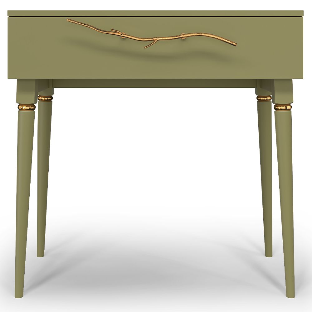 Консоль Арт Колор matte Классик Голд Зеленая олива матовая