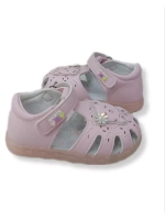 Мягкие сандалии для девочки праздничные светящиеся