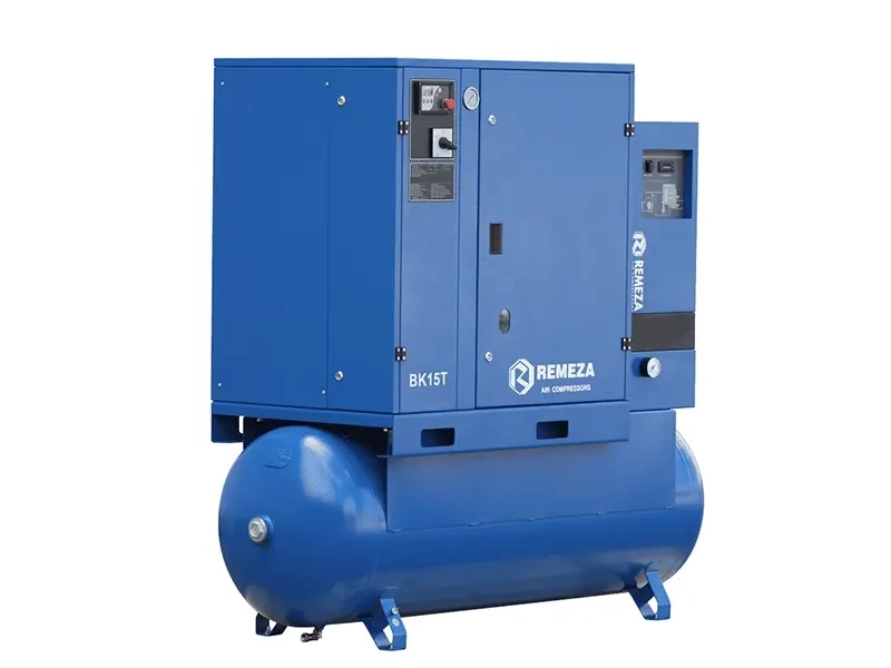 Винтовой компрессор Remeza ВК15Т-16-500Д2 на ресивере 500л с осушителем