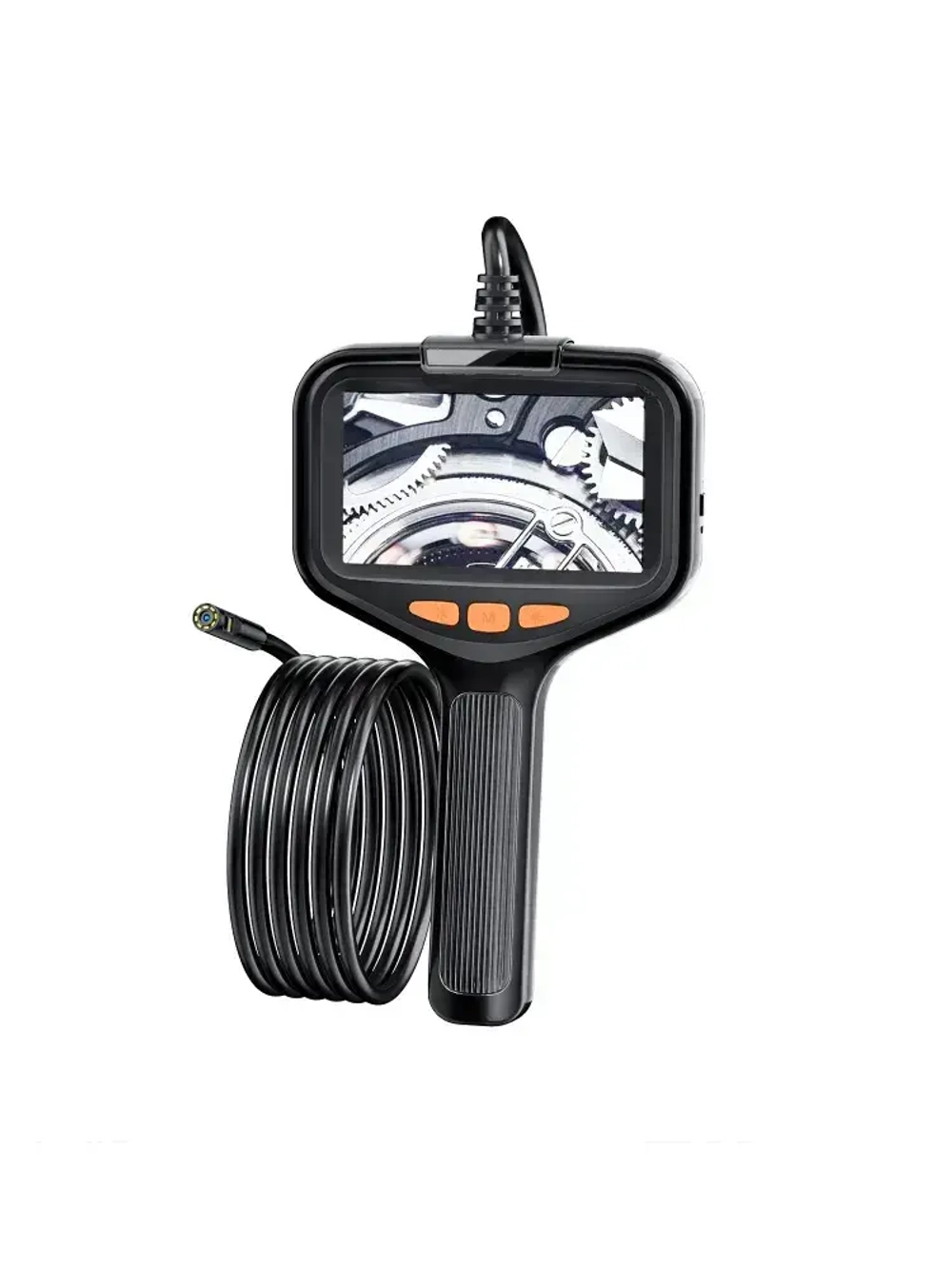 Промышленный эндоскоп с двойной камерой 8 мм, Full HD 1920 1080 и 5-метровым кабелем автономность 5 часов, Type-C, IP67!