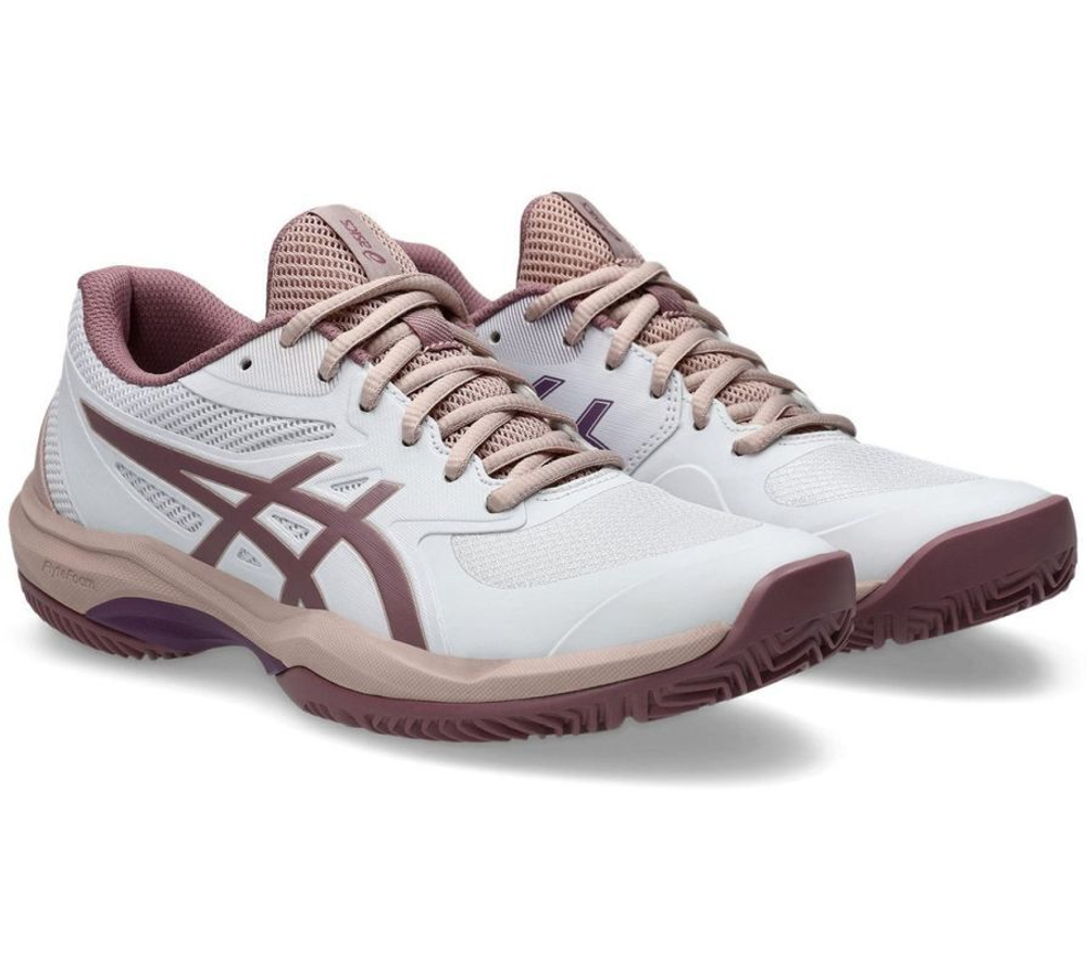 Женские кросовки для Padel Asics Game FF Padel - white/purple oxide