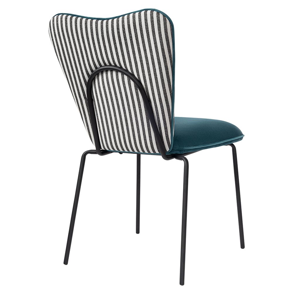 Стул Pompadour, велюр, изумрудный