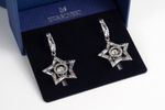 Серьги Swarovski с подвесами в виде звезд