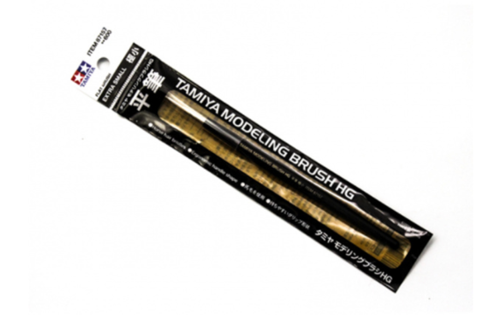 TAMIYA Кисточка плоская HG Extra Small (натуральная)