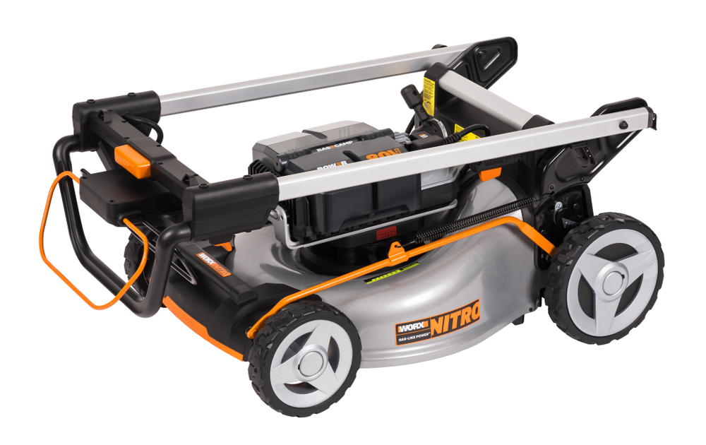 Газонокосилка аккумуляторная самоходная WORX WG761E 80В 51см