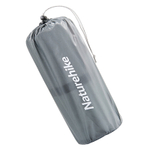 Коврик надувной Naturehike 183х58х12 см, овальный, серебристый карбон