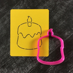 Кулич №7 со свечой