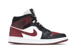 Кроссовки Jordan Air Jordan 1 Mid "Maroon" (Женская размерная сетка)