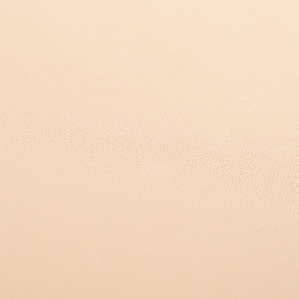 Простыня на резинке из сатина бежево-розового цвета из коллекции Essential, 180х200 см