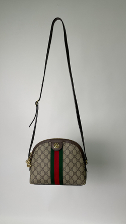 Сумка Gucci Ophidia Dome Shoulder Bag GG Coated Canvas