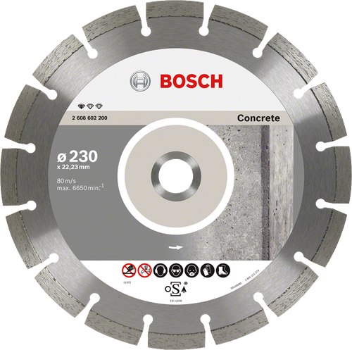 Алмазный диск Standart For Concrete 230-22 Bosch 2608603243/1