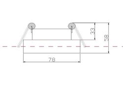 Встраиваемый светильник Maytoni Pauline DL046-01W