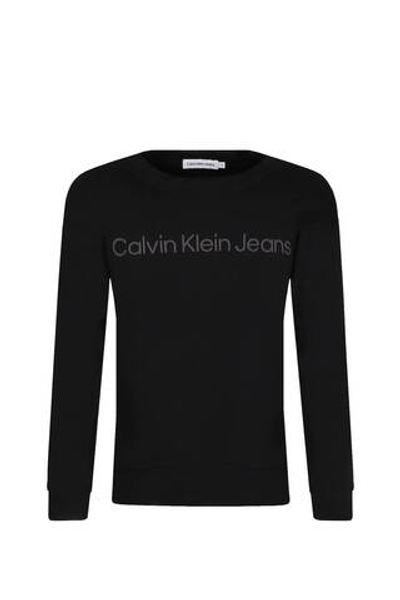 Худые RAISED INST. LOGO FLEECE CN Calvin Klein Jeans - черный(IB0IB01957)