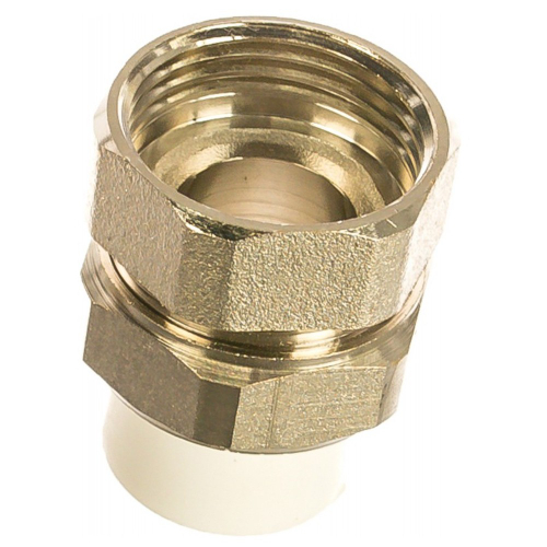 Муфта РОСТерм PPR комбинированная с раз. раструбом D20х1 ВР