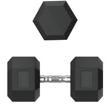 Гантель гексагональная UNIX Fit обрезиненная 45 кг / шт.