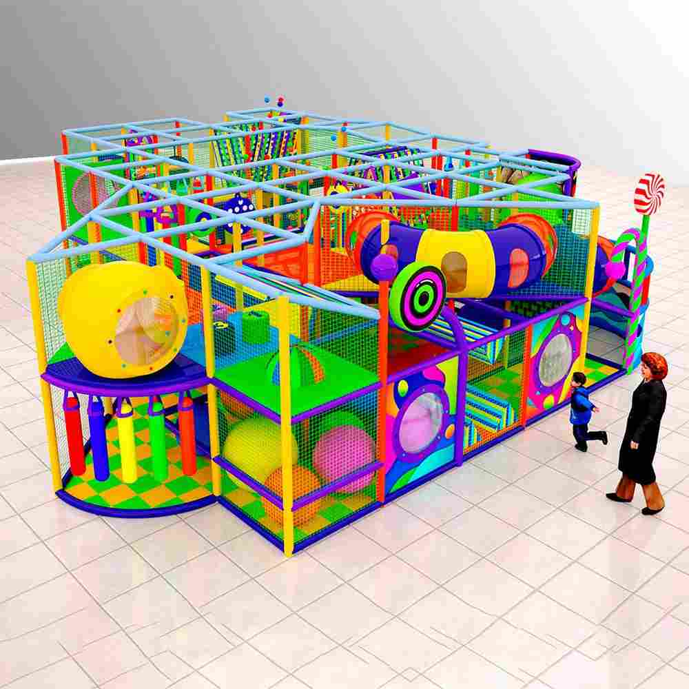 Детский игровой лабиринт «Краски веселья»