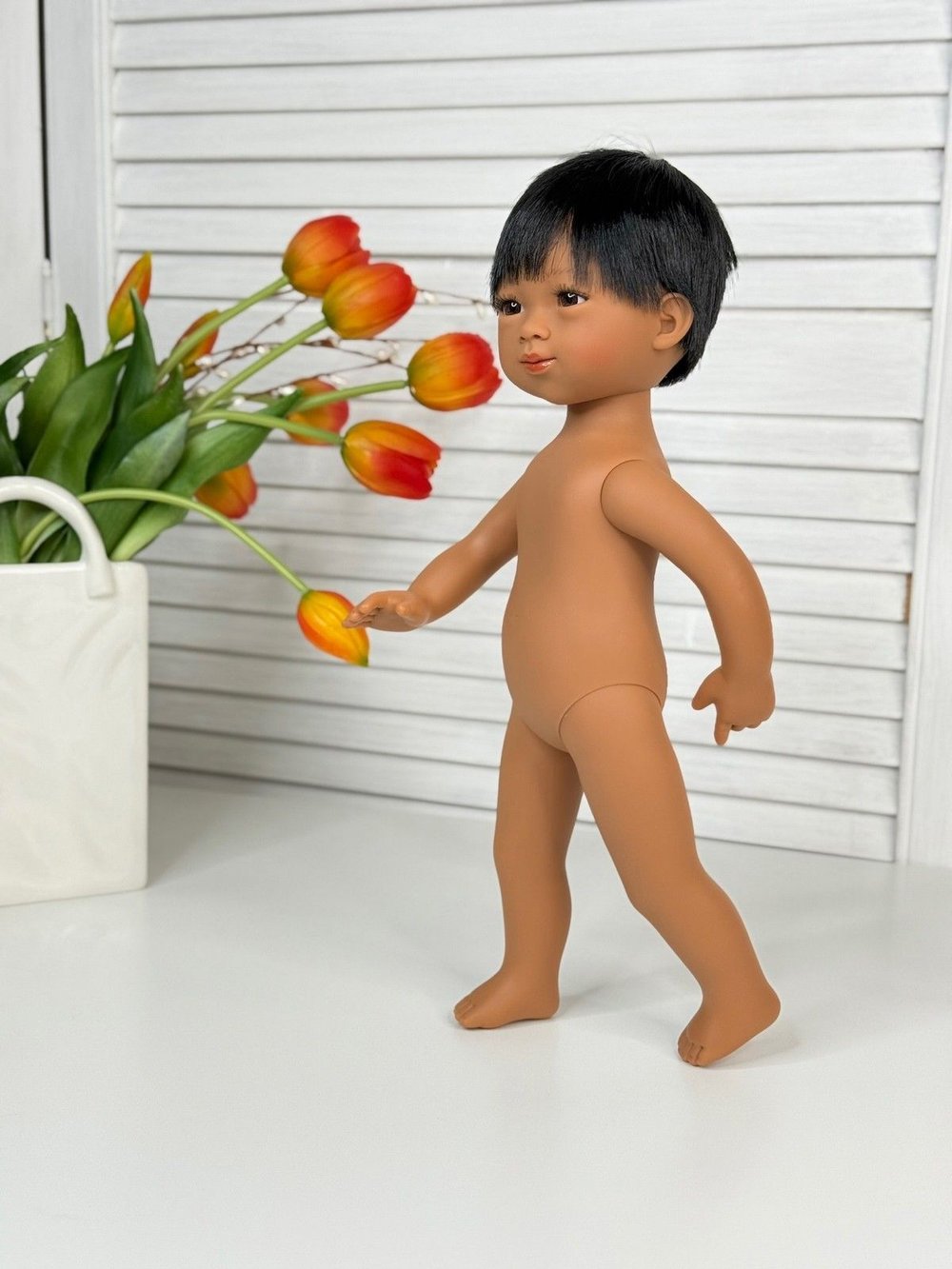 Кукла D Nenes виниловая 34см Marco без одежды (022304W)