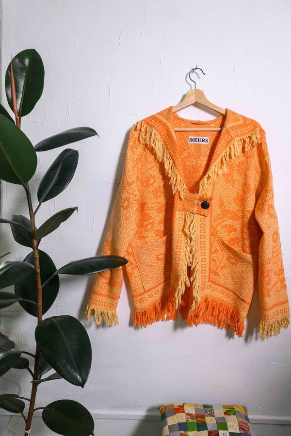 Куртка Fringed Orange Jacket - фото 1