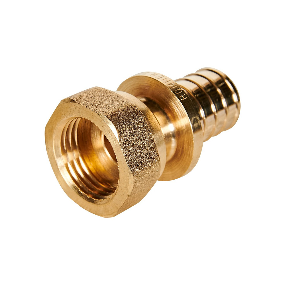 Переход с накидной гайкой ROMMER - 20 x 1/2" (для труб из сшитого полиэтилена)