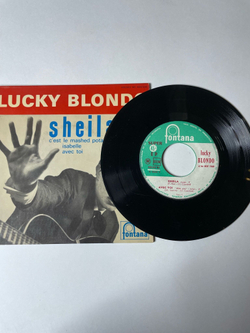 Винтажная виниловая пластинка LP Lucky Blondo Et Les Lucky Stars Sheila (France 1962) 7 дюймов
