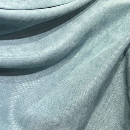 Штора из канвас-велюра светло-бирюзовая 200*270 см