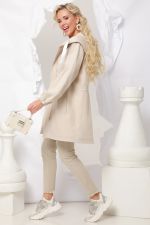 Ветровка бежевая с капюшоном DStrend (Акция)