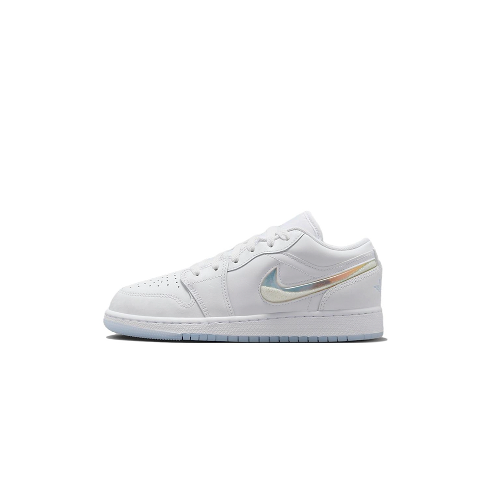 Nike Air Jordan 1 Low SE GS Glitter Swoosh 15 390 YSOU