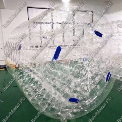 Аттракцион Водный роллер "Прозрачный" ТПУ, 2.6*2.2*2.2 м