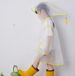 Дождевик с капюшоном 2 цвета микс, размер M